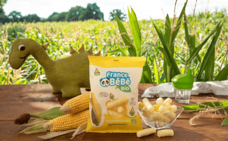 Stick de maïs soufflé - Mon craquant France Bébé Bio - enjoy family